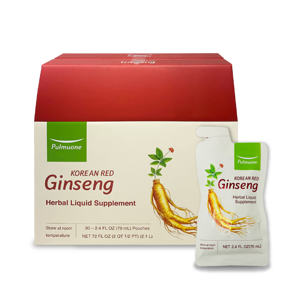 Pulmuone Korean Red Ginseng Liquid Supplement 30 Pack