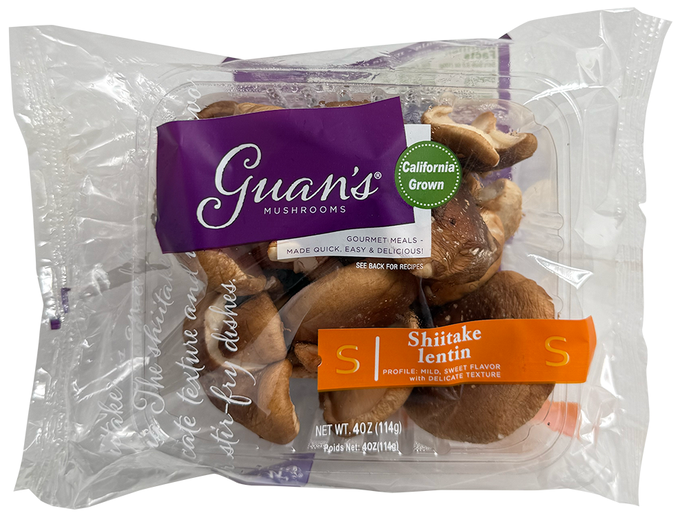 Shiitake Lentin Mushrooms 4 oz