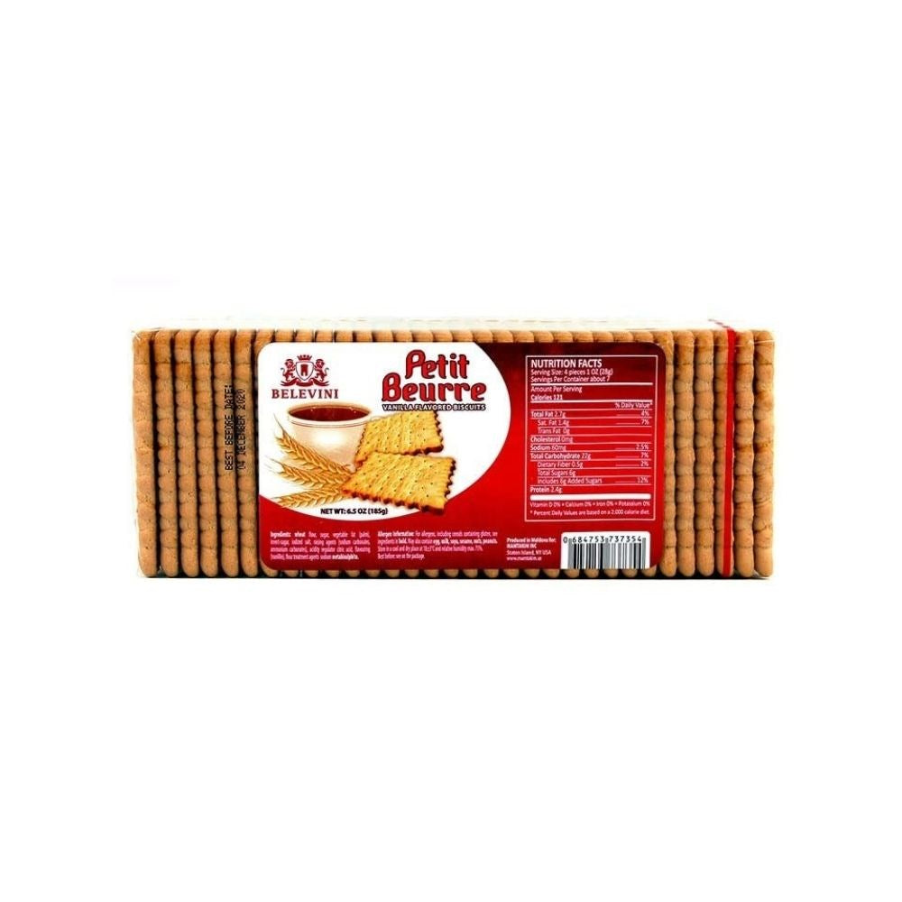 Belevini Petit Beurre Vanilla Biscuits 185 g