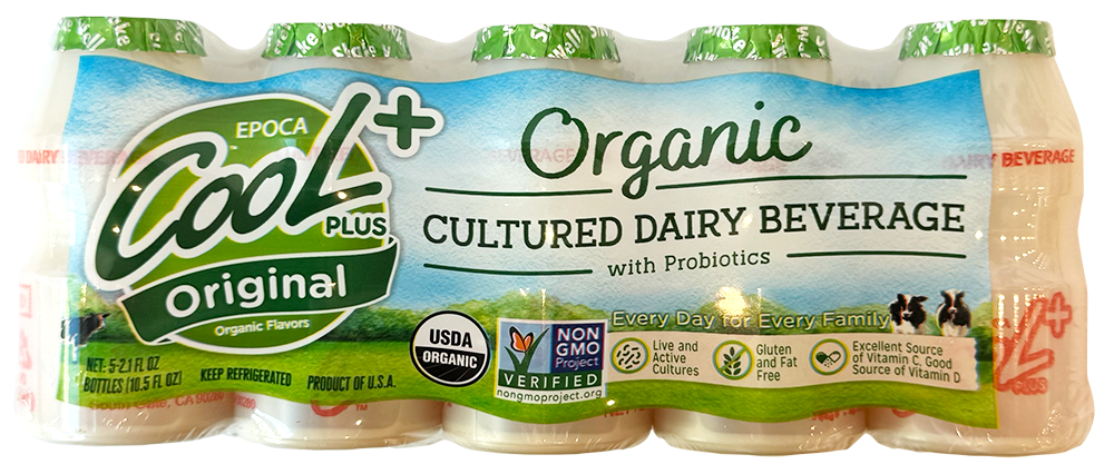 Epoca Cool Plus Organic Cultured Dairy Beverage Original 5 Pack