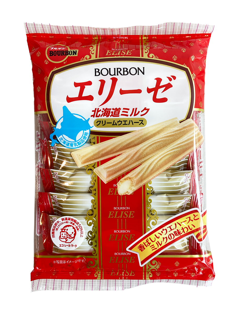Bourbon Elise Hokkaido Milk Wafer 57 g