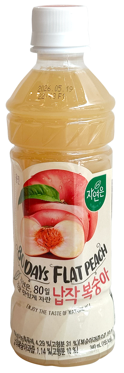Woong Jin Nature's Flat Peach 340 ml