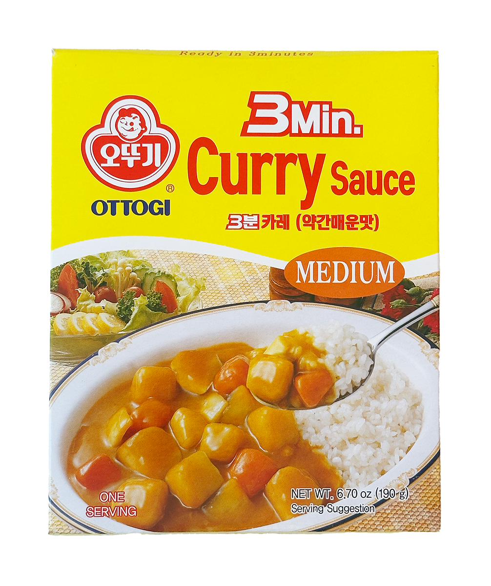 Ottogi 3 min Curry Sauce Medium 6.7 oz