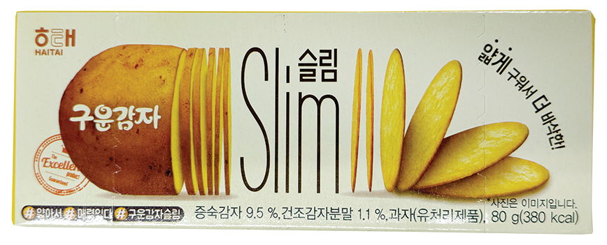 Haitai Baked Potato Slim Biscuit 80 g