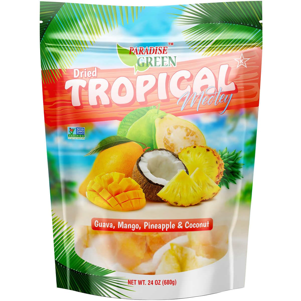 Paradise Green Dried Tropical Medley 24 oz