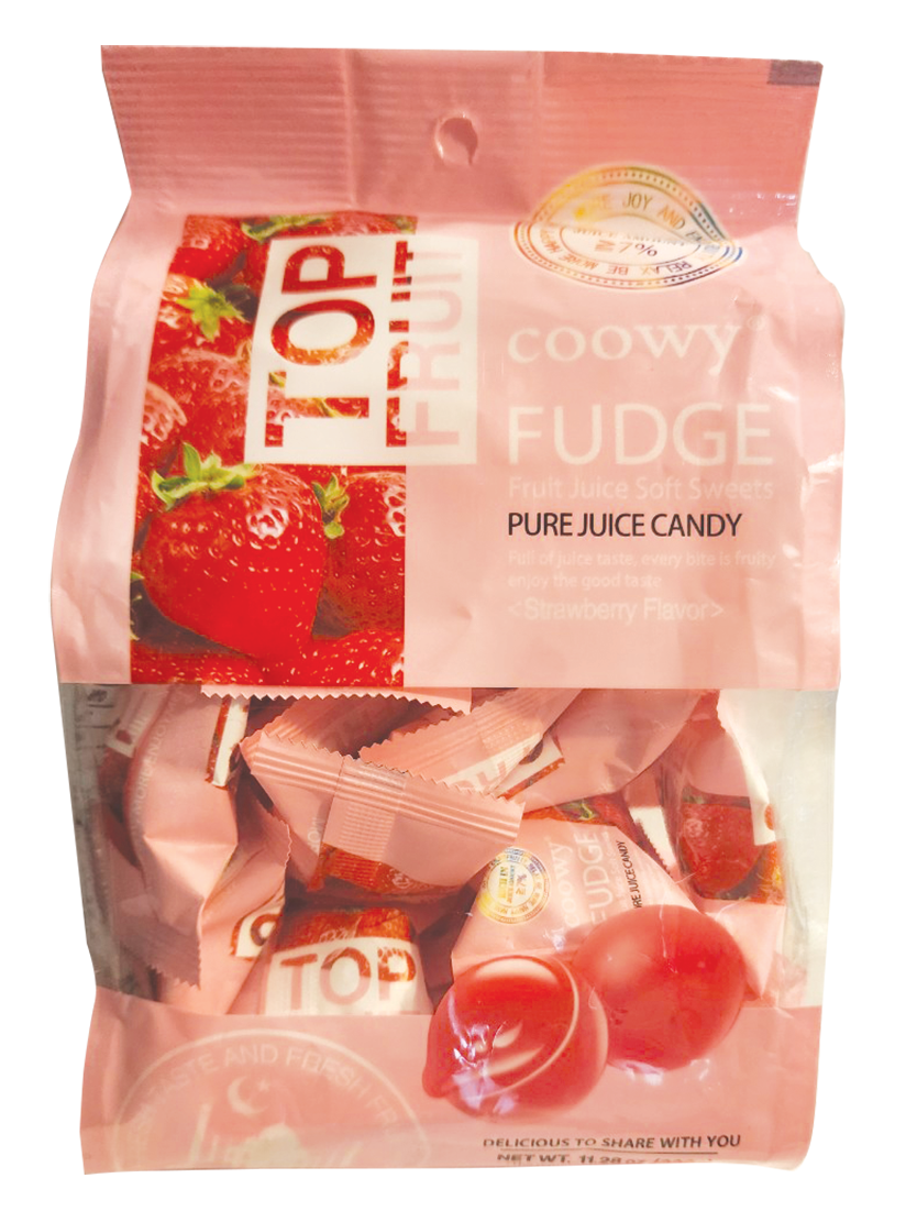 TOP FRUIT SOFT SWEETS PURE JUICE CANDY STR 탑 푸룻 젤리 딸기