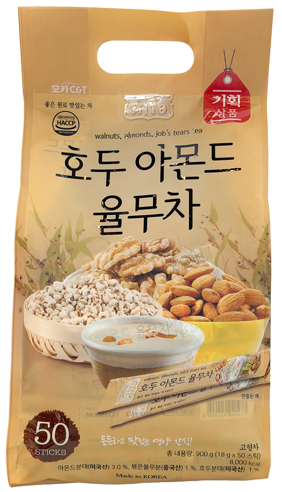 MochaC&T Mito Walnuts Almonds Job's Tears Tea 50 Stick