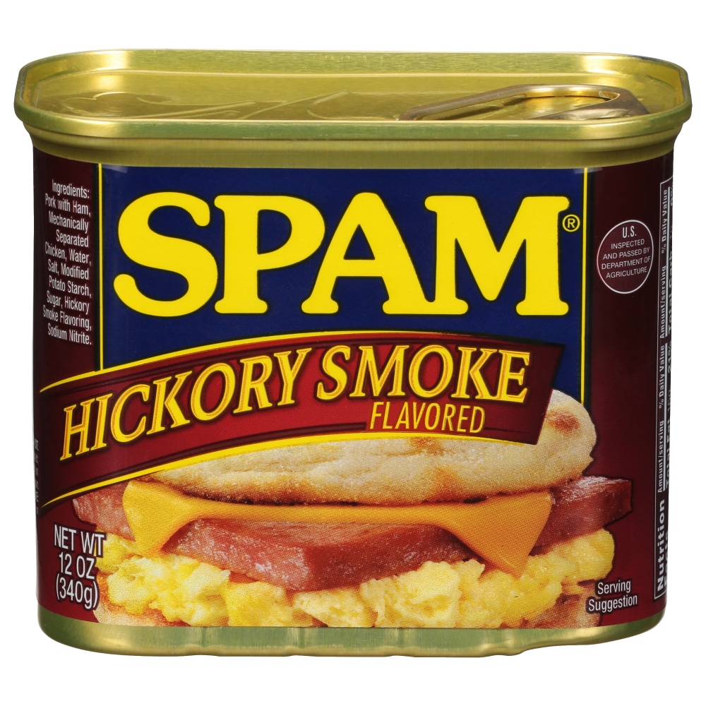 Spam Hickory Smoke Flavored 12 oz