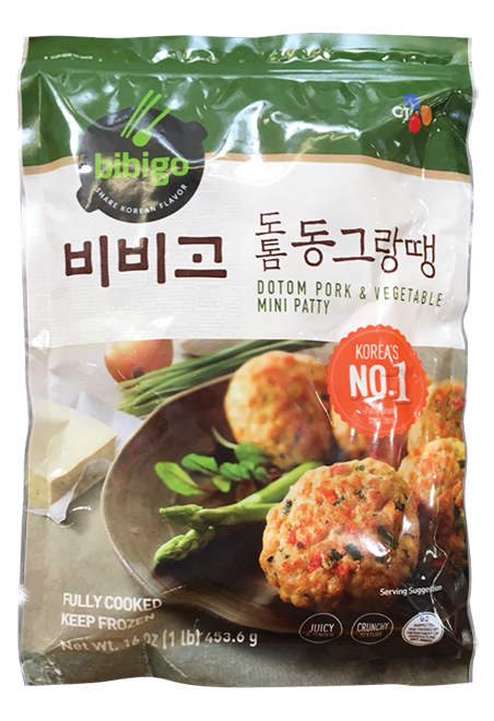 Bibigo Pork & Vegetable Mini Patty 1 lb
