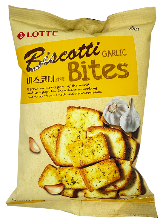 Lotte Biscotti Garlic Bites 2.47 oz