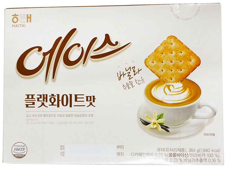 Haitai Ace Cracker Flat White 12.84 oz