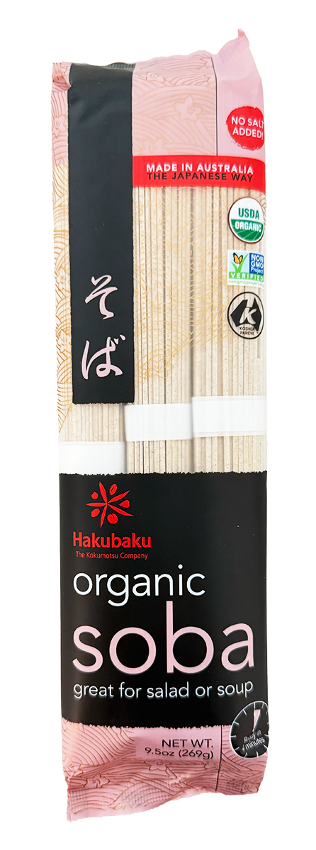 Hakubaku Organic Soba Japanese Buckwheat Noodles 9.5 oz