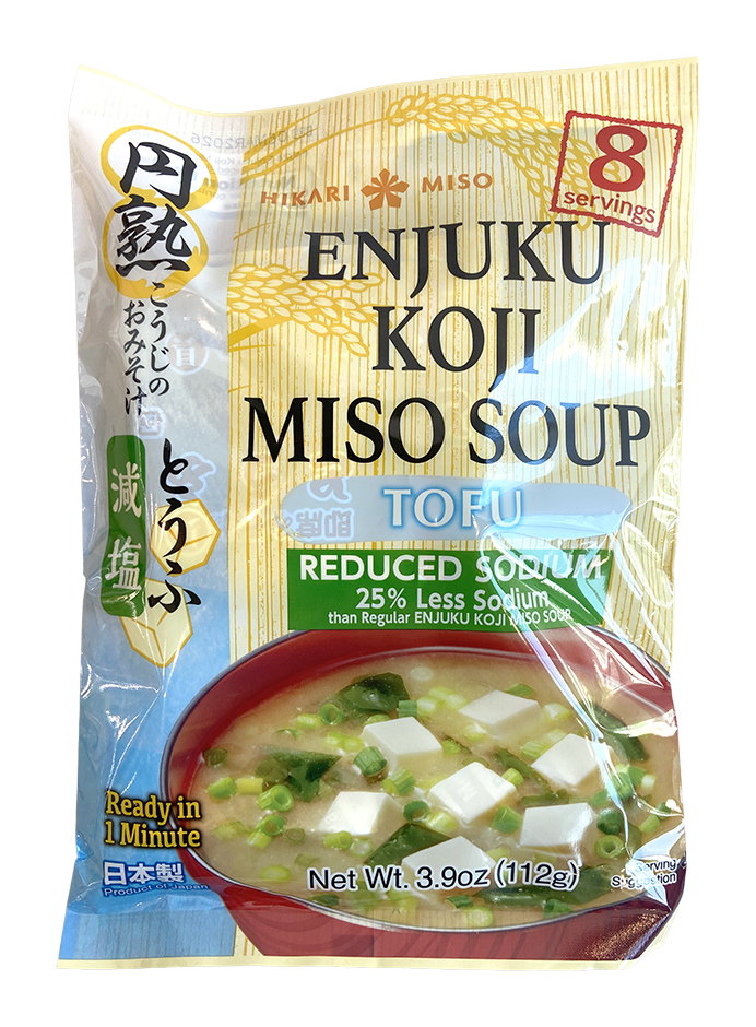 Hikari Miso Enjuku Koji Miso Soup Tofu Reduced Sodium 3.9 oz
