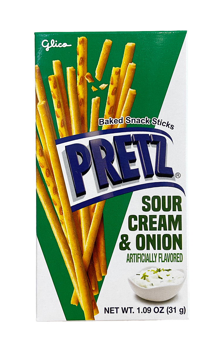 Glico Pretz Sour Cream & Onion 1.09 oz