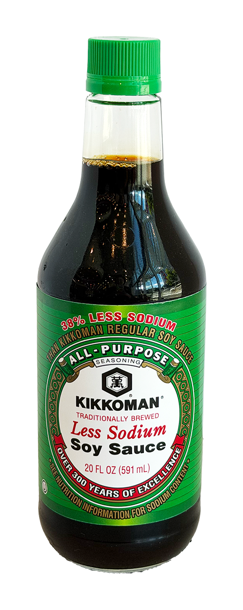Kikkoman Soy Sauce Less Sodium 591 ml