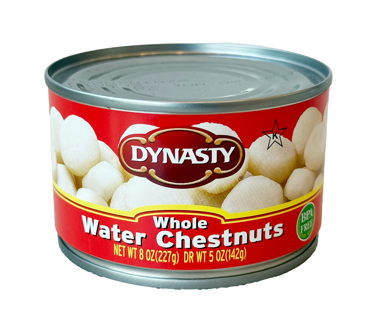 Dynasty Whole Water Chestnuts 8 oz