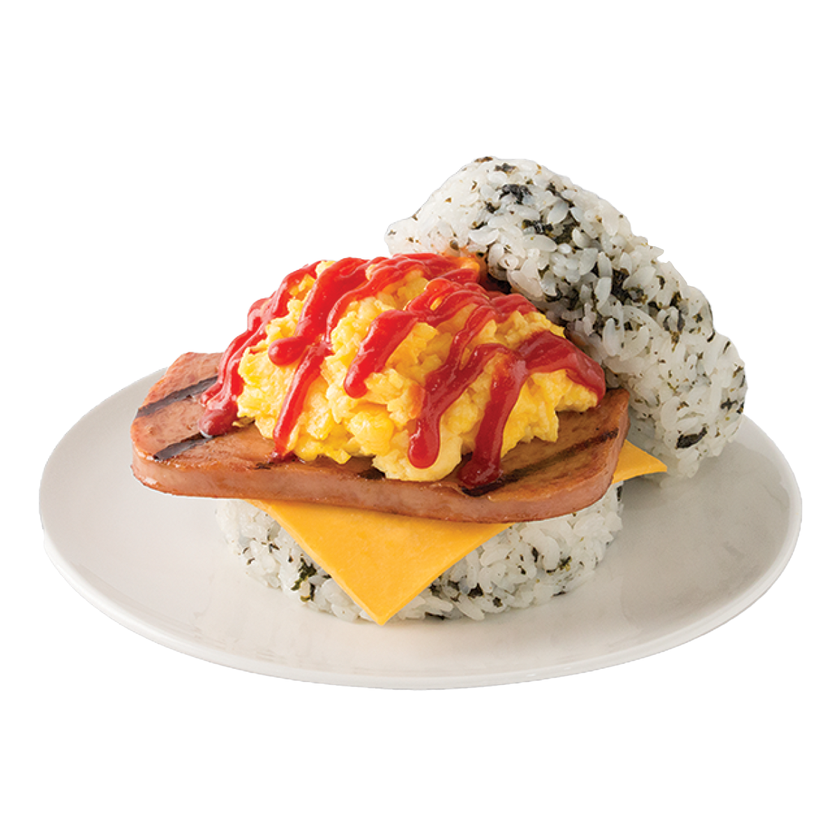Ham & Cheese Rice Burger