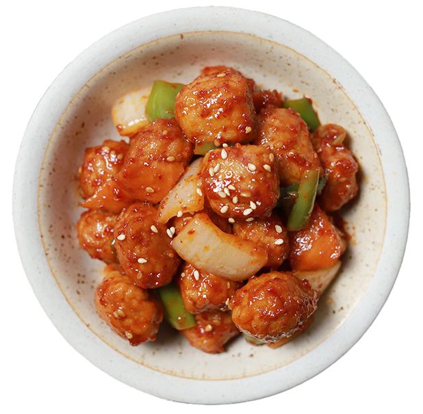 Stir-Fried Fish Cake Ball