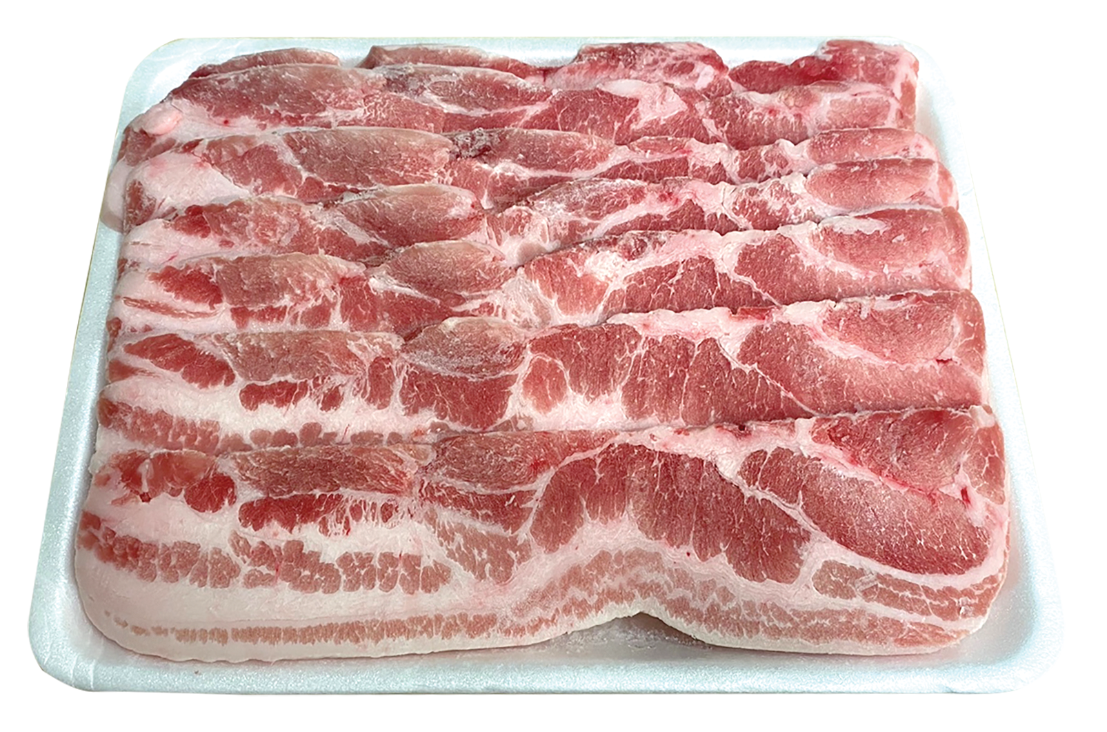 Frozen Pork Belly Thick Slice About 2.8-3.4 lbs