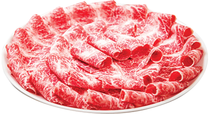 Prime Beef Top Blade Shabu Shabu Roll About 1.4-1.8 lbs