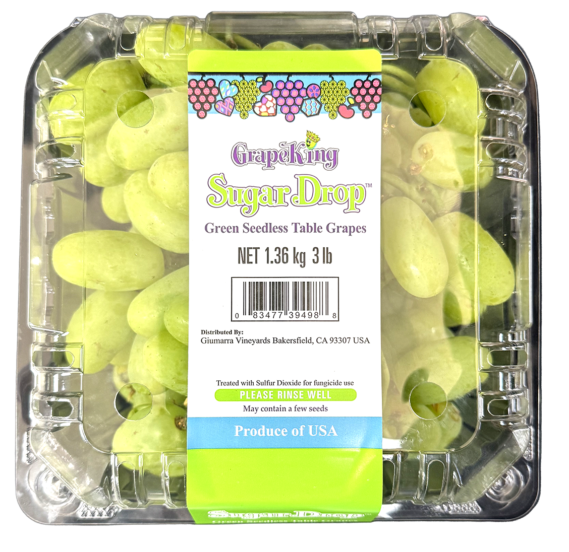 Green Seedless Table Grape 3 lbs